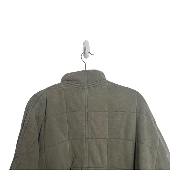 Free People Light Green Dolman Quilted Knit Jacket Small - Picture 5 of 16